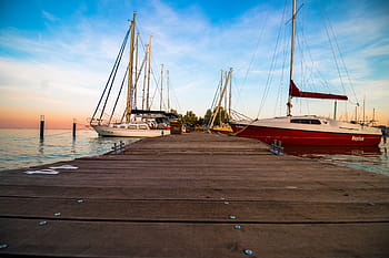 yacht park, wooden, dock, sail, boats, docked, brown, still, items, things, yachts