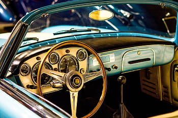 vinobraní šedé auto, auto, vozidlo, motor, doprava, Rychlost, přístrojová deska, maserati, oldtimer, staré auto, kabriolet