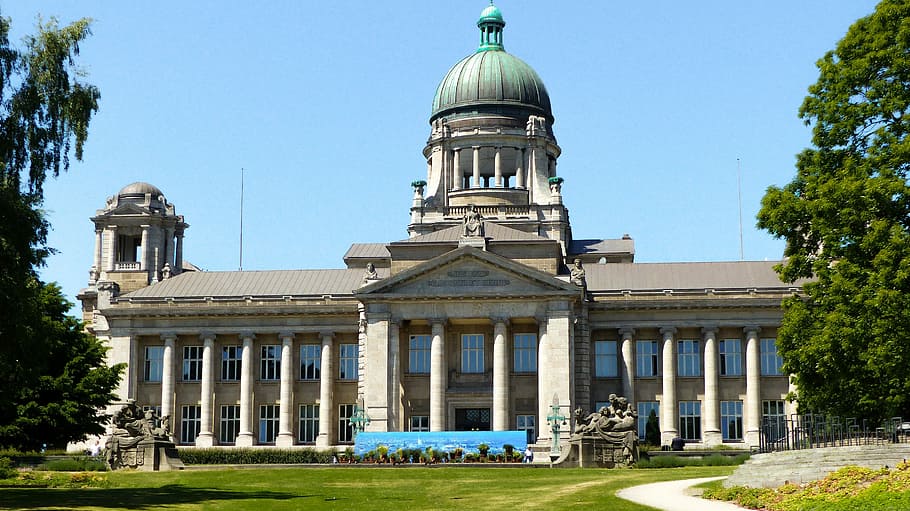 architektura, pilíř, budova, cestovat, nebe, mezník, klasický, horní hranice