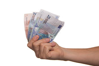 person, holding, 20 euro banknote, euro, money, pay, cash, borrowing, loan, lending, business