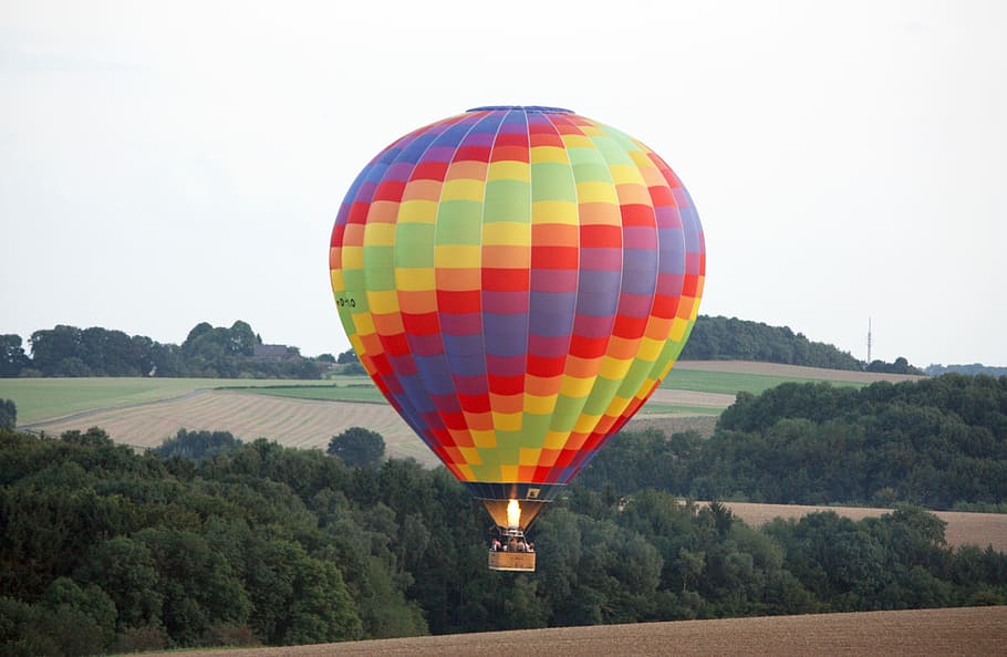 horkovzdušný balón, vzlétnout, plovák, létat, balón, Příroda, krajina