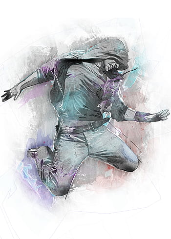 illustration, man, wearing, jacket, dancing, sketch, boy, human, male, jumping, person