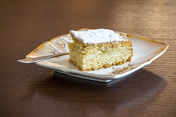 food, dessert, table, woods, teaspoon, bake, cake, cookie, biscuits