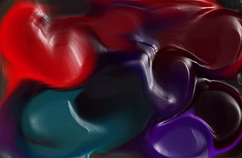 Texture, Paint, Colorful, Depth, close-up, red, backgrounds, full frame, multi colored