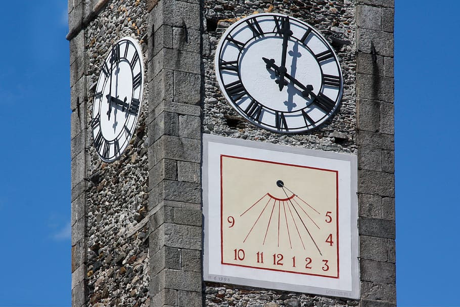 architecture, tower, clock, time, sundial, symbol, venice, middle ages, steeple