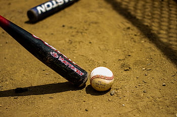 baseball, sport, míč, šev, hrát si, softbal, kůže, netopýr, ven, Země, špína