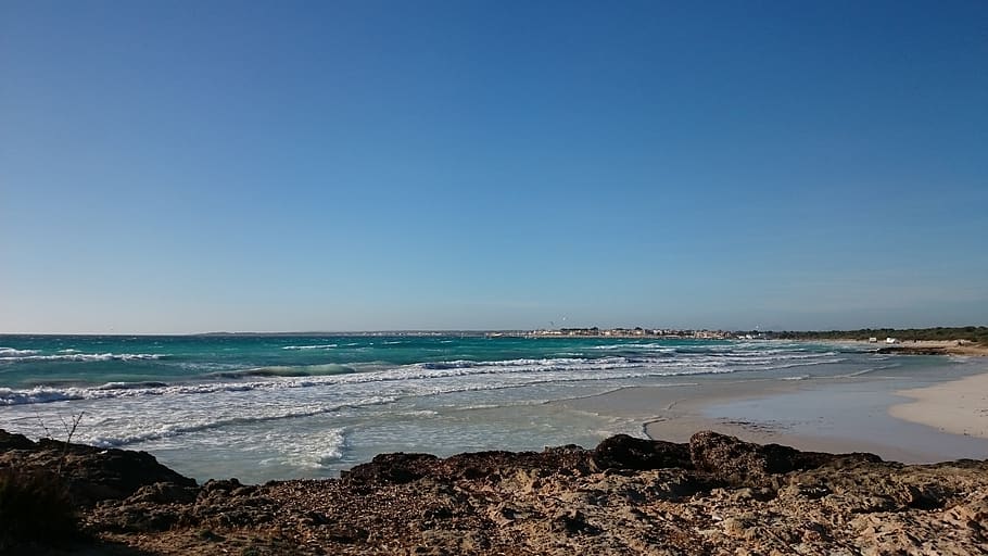 waters, travel, sky, nature, sea, horizontal, ocean, beach, coast