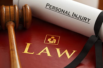 brown, wooden, personal, injury, lawyers, personal injury, accident, claim, gavel