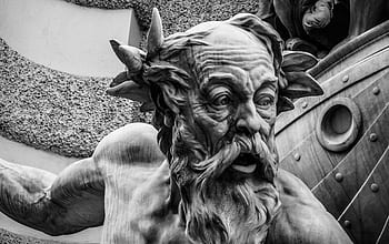 monochrome, art, sculpture, statue, black and white, monument