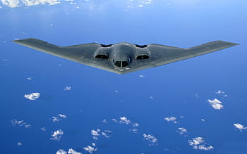černé stealth letadlo, delta křídla, letadlo, stealth bombardér, plášť neviditelnosti, b 2 duch, Northrop grumman, vojenský, válka, obrana, usa