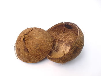 kokosové slupky, shell, kokosový ořech, kokosová skořápka, polovina, půlky, tropický, dlaň, matice