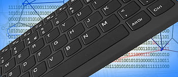 コミュニケーション、 インターネット、 情報技術、 ウェブ、 キーボード、 バイナリコード、 事務所、 ノート、 キー、 ノートパソコン、 コンピューター