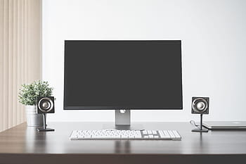 ホームオフィスのコンピュータのセットアップ、 ミニマル、 クリーン、 ホームオフィス、 セットアップ、 コンピューター、 デザイナー、 デスク、 ディスプレイ、 ギア、 iphone