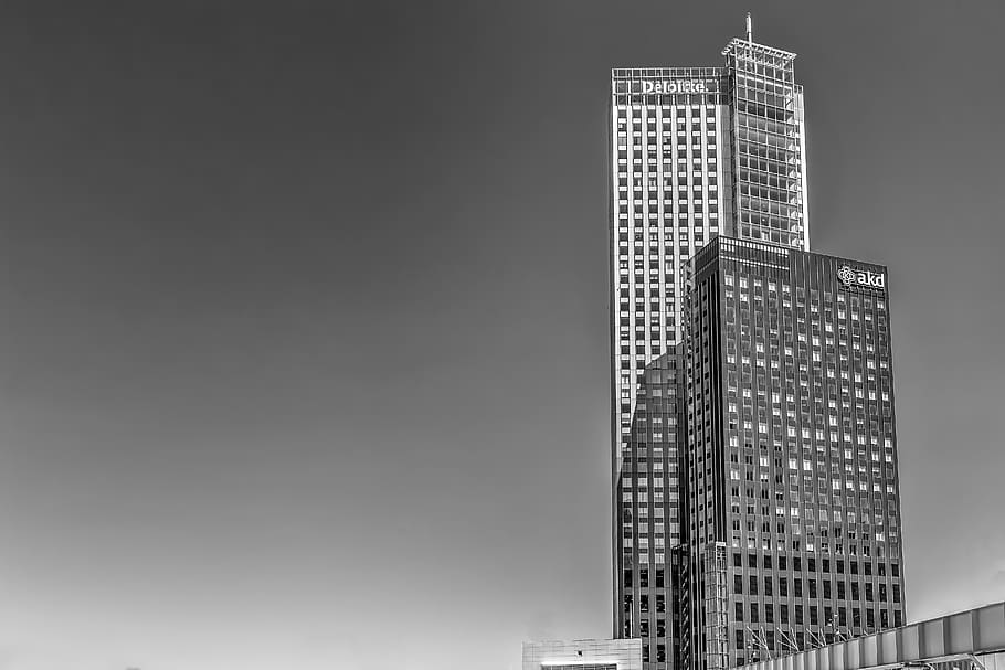 mrakodrap, rotterdam, architektura, Nizozemí, město, budova, moderní, panoráma, Holandsko, přístav, nebe