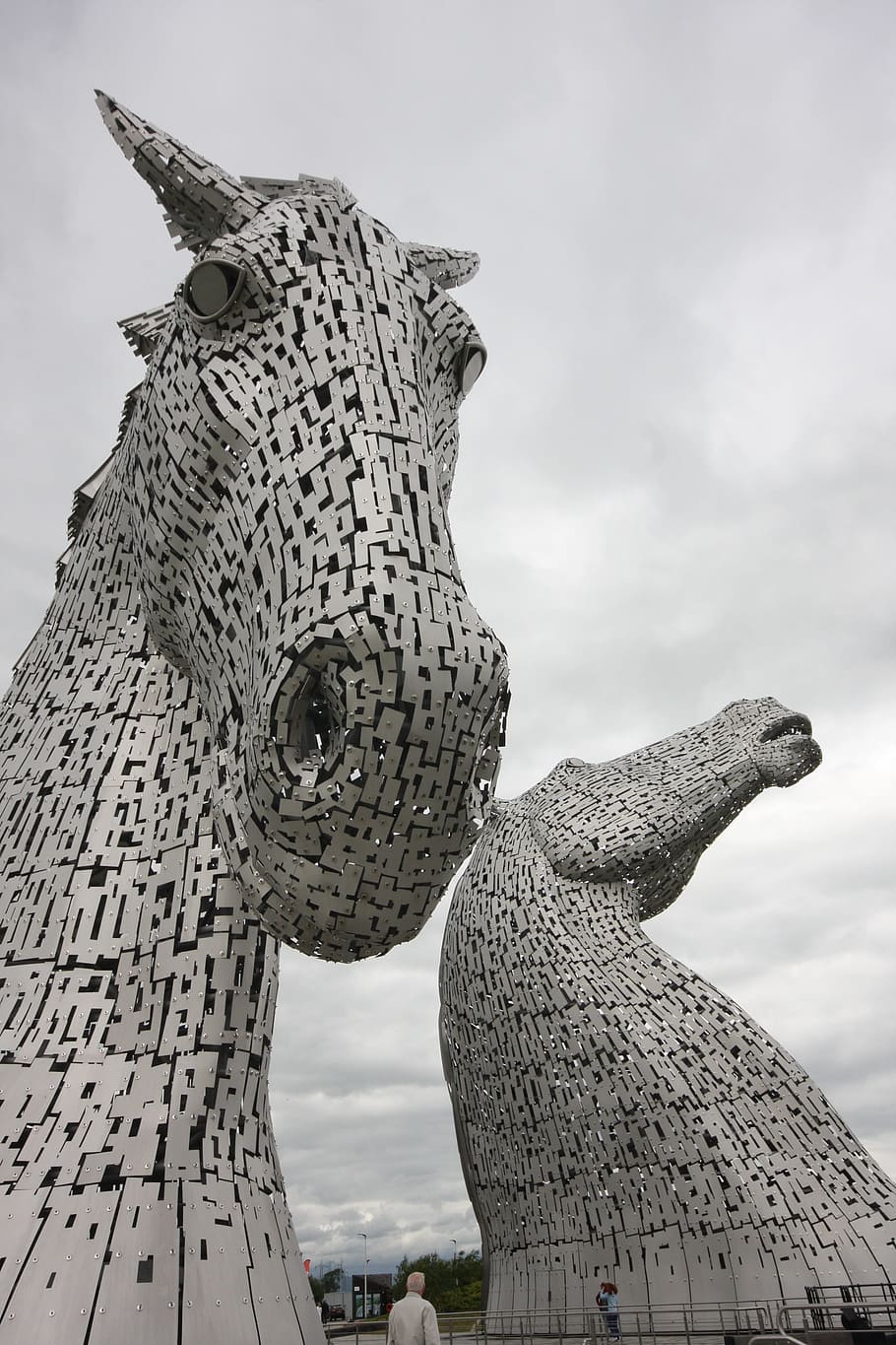 kelpies, falkirk, spirála