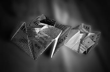white, black, paper folds, art, attachment, background, boat, child, craft, design, float