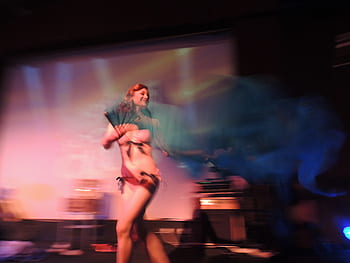 woman, girl, unsharp, movement, burlesque, exotic, retro