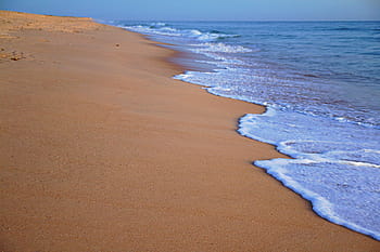파로, 포르투갈, 바닷가, algarve, 대서양의, 바다, 여름, 자연, 목가적 인, 낭만적 인, 일몰