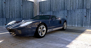 biru, putih, ford gt 40 coupe, gt40, gt ford, sport, autos, mobil, mobil balap, kontur, logam