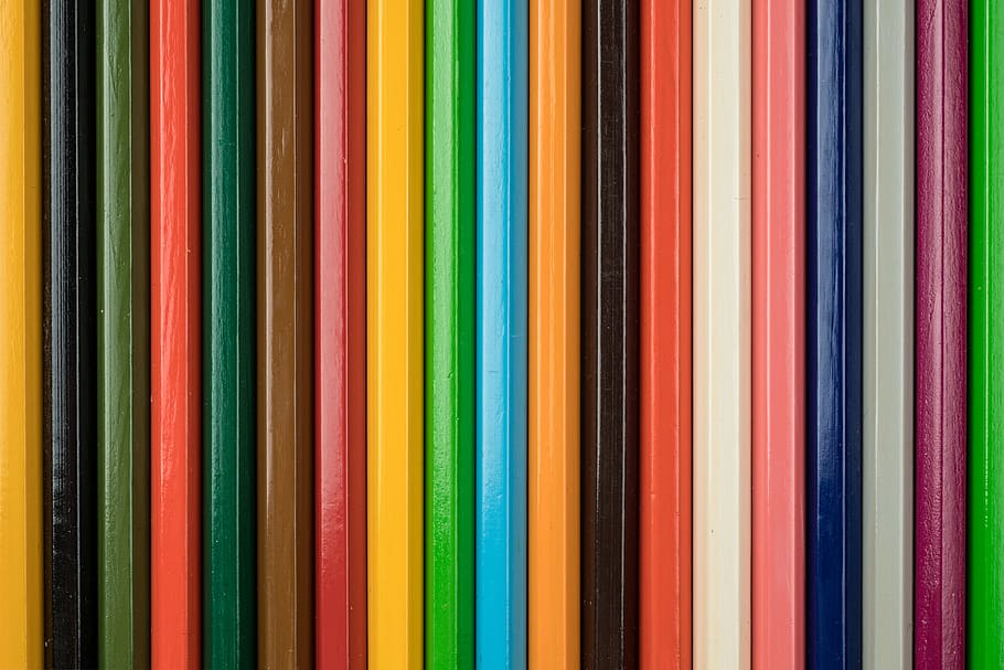 色、 色鉛筆、 学校、 ドロー、 アート、 創造性、 設計、 図