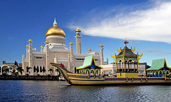 Sultan, Omar Ali Saifuddien Mosque, Brunei, Taj Mahal