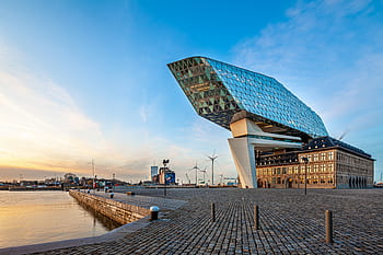 přístavní úřad, přístav v Antverpách, dům přístavu, Antverpy, Belgie, architektura, budova, přístav, přístaviště, antwerpen, havenhuis