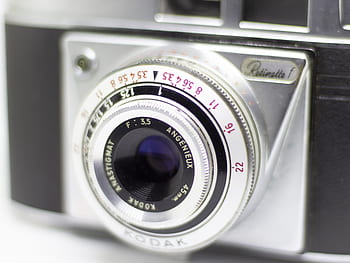 Fotoaparát, kodak, graphy, retro, grapher, objektiv, 45 mm, přístup, analogový, otevírací, optika