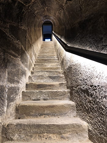 stairs, stone stairs, ancient stairs, stone steps, stone staircase, tunnel stairs, stone tunnel, stone walls, stone architecture, historic stairs, upload photo