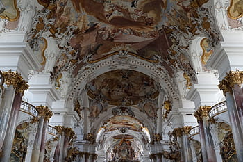 kostel, zwiefalten, barokní, víra, Bůh, münster, Německo, budova, křesťan, katolík