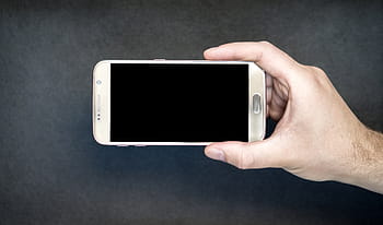 person, holding, brown, samsung smartphone sidewards, smartphone, screen, horizontal, android technology, display, device, wireless