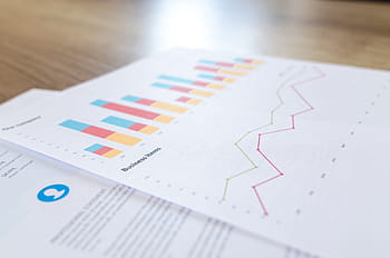 fotografie, bílý, papír, hnědý, povrch, finanční, analytiky, rozmazat, podnikání, detail, dokument