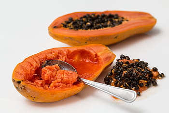 nakrájenou papája, papája, tropické ovoce, pawpaw, zralý, exotický, sladký, šťavnatý, výživa, vitamín C, Zdravé stravování