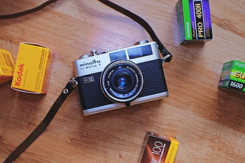 Fotoaparát, film, fotografování, objektiv, vinobraní, starý, retro, Dějiny, médií, zařízení, fotografický