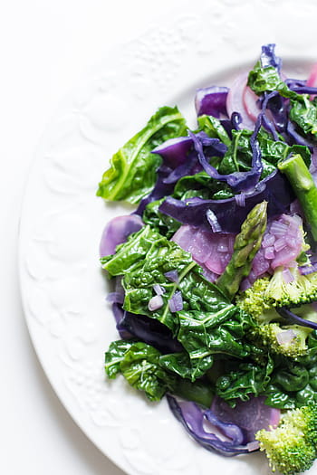 sauteed spring, seasonal, vegetables, Sauteed, spring, colorful, green, healthy, kale, paleo, white background