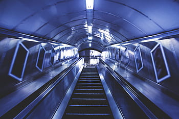 schodiště schodiště tunel, Londýn, podzemí, schodiště, jezdící schody, tunel, londýnské podzemí, městský, město, metro, cestovat