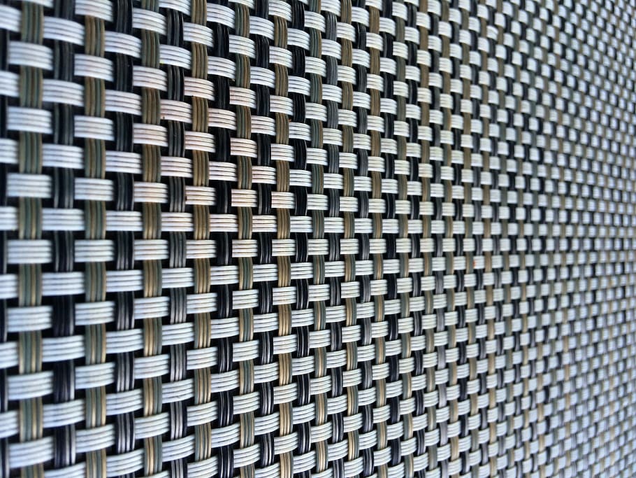 tkát, vzor, abstraktní, textura, tkaný, detailní, design, optická iluze, pozadí, mřížka