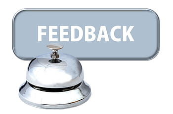 gray, steel desk bell, feedback text overlay, office, feedback, exchange of ideas, business, meeting, debate, discussion, entertainment
