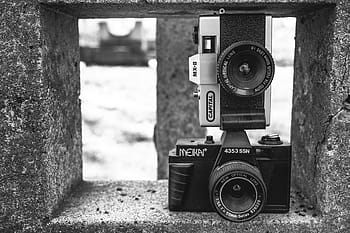 grigio, foto in scala, nero, scala di grigi, foto, videocamera, oggetti, pigro, macchine fotografiche, fotografia, e