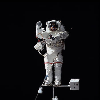 man, white, astronaut suit, astronaut, spacewalk, space, spacecraft, tools, suit, pack, tether