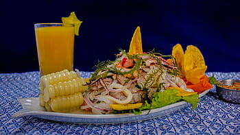 food, ceviche, peru, gastronomy, menu, gourmet, lunch, nation, marine, fish, seaweed