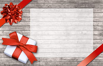 red, white, gift box, birthday, gift, greeting card, loop, give, packed, made, surprise