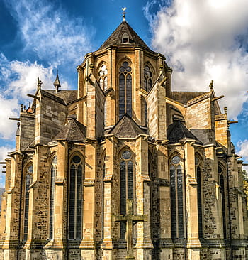 hnědý, chrám, během dne, dom, kostel, katedrála, altenberger dom, víra, náboženství, kámen, budova