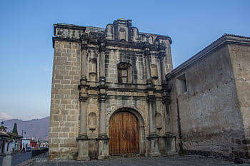 starý, starožitností, budova, vinobraní, stará budova, rustikální, box, antigua guatemala, Guatemala, Střední Amerika, ruiny