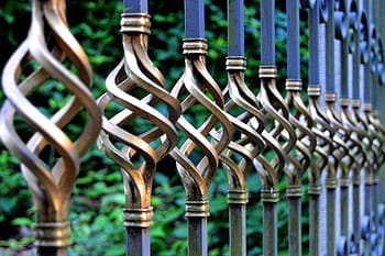 zaměření fotografie, šedá, Černá, kovová brána, Železná brána, tepané železo, hřbitov, fotbalová branka, kovové zábradlí, ornament, umělecké kování