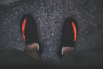 man wearing sneakers, Man, wearing, sneakers, people, exercise, feet, fitness, footwear, jogger, jogging