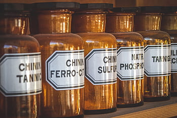 Apotheke, alt, Flaschen, Droge, medizinische Produkte, heilen, Chemie, braun, historisch, medizinisch, Holz