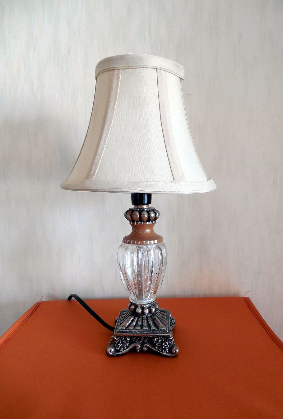 stolní lampa, svítilna, stínidlo, dekorativní, retro, starý