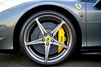 ferrari, wheel, alloy, car, vehicle, automobile, speed, style, transportation, classic, luxury