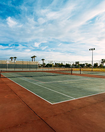 campo da tennis, cielo, tennis, sport, paesaggio, Tribunale, netto, estate, all'aperto, Lotto, folla