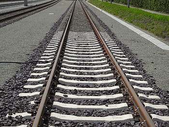 ferrovia, traccia, sembrava, stazione ferroviaria, binari ferroviari, binari della ferrovia, treno, soglia, letto cingolato, legami ferroviari, ghiaia